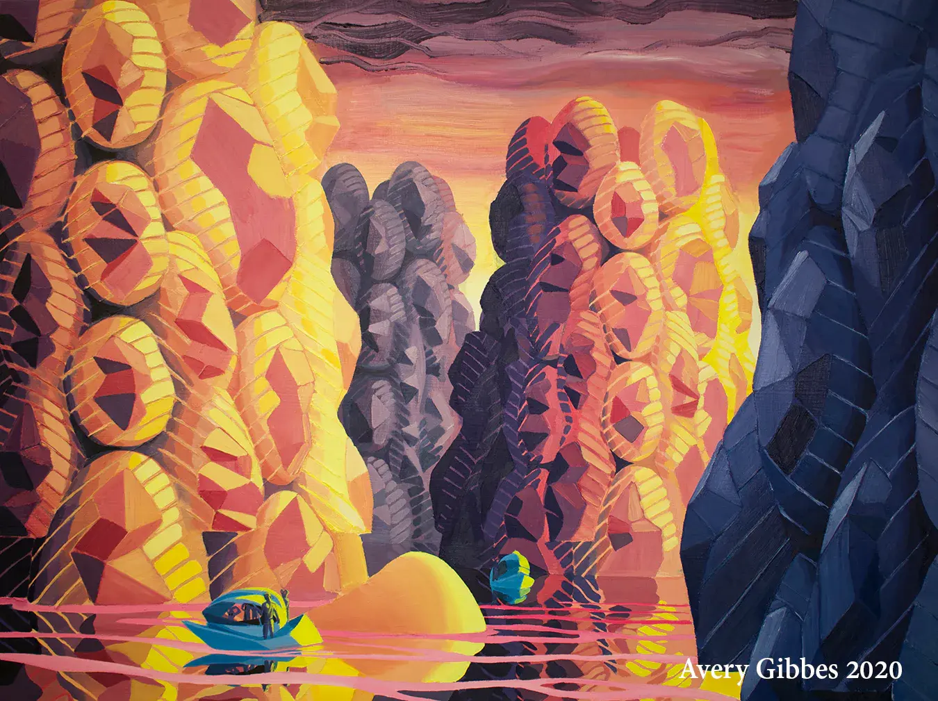 Riding the Blue Shuttle Boat